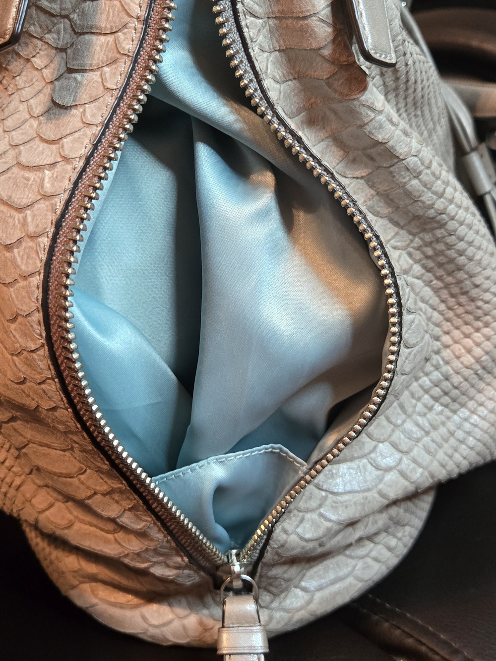 Coach Madison Marielle Python-Embossed Drawstring Bucket Bag - Picture 5 of 12